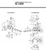 Shimano SL Shift Lever - Schalthebel Ersatzteile SL-C600 SHIMANO NEXAVE Tap-Fire Lever