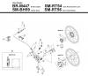 Shimano BR Brake - Bremse Ersatzteile BR-M447 Disc Brake
