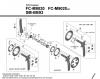 Shimano FC Front Chainwheel - Kurbelsatz, Vorderes Kettenblatt Ersatzteile FC-M9020-3776A XTR Kurbelgarnitur