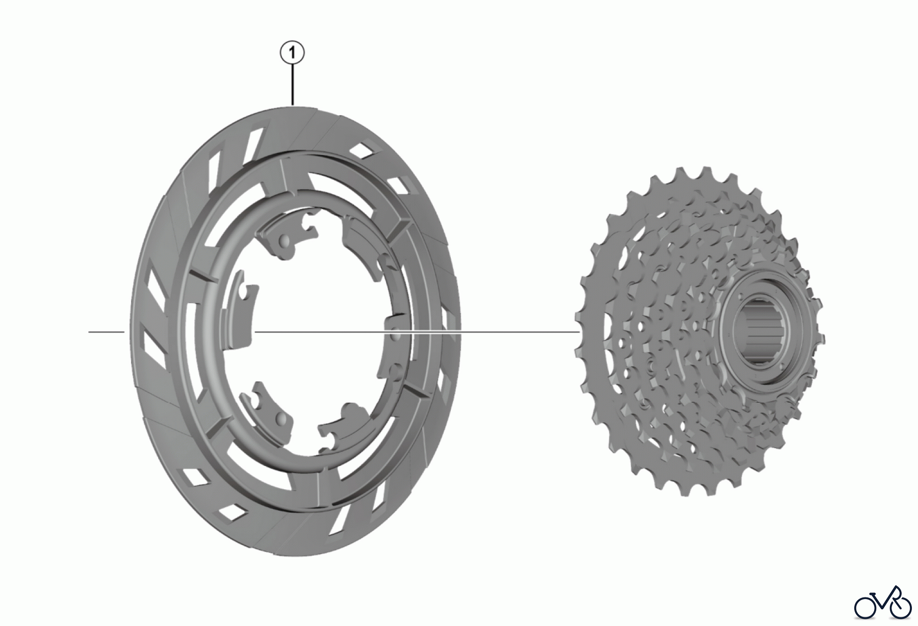  Shimano MF Multi Freewheel - Freilauf/Schraubkranz MF-TZ500-7-CP, MF-TZ500-6-CP