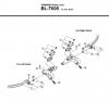 Shimano BL Brake Lever - Bremshebel Ersatzteile BL-T605-2865A