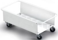 Werkstatt & Lagerung TROLLEY 60 WEIß FÜR ABFALLBEHÄLTER 60L
