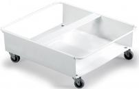 Werkstatt & Lagerung TROLLEY DUO 60 WEIß FÜR 2 ABFALLBEHÄLTER 60L