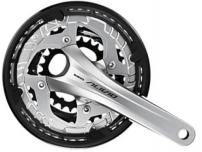 Werkstatt & Lagerung KURBELGARN. 2-PCS 175 MM 48X36X26 Z O. BB-ADAPTER MIT  KSR SILBER