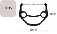Werkstatt & Lagerung FELGE DC 19, 26" 36L, SCHW 19-559 VL:6,5MM EINFACHOESEN