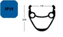 Werkstatt & Lagerung FELGE XP 19, 28" 36L SCHW 19-622 VL:6,5MM OHNE OESEN
