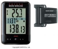 Fahrradzubehör COMPUTER MICRO WIRELESS CC-MC200W SCHWARZ