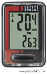 Fahrradzubehör COMPUTER ENDURO CC-ED400 SCHW/ROT HEAVY-DUTY KABEL