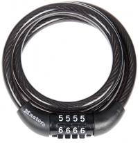 Fahrradzubehör KOMBINATIONSKABELSCHLOß/8143 120MMX8MM, SCHWARZ VINYLBESCH.