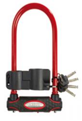 Fahrradzubehör BÜGELSCHLOß/8195COLW + HALTER ROT 280MMX110X13MM ROT