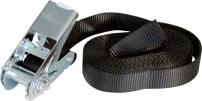 Fahrradzubehör RATCHED TIE DOWN / 3108 SCHWARZ SPANNGURT 5M X 25MM
