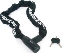 Fahrradzubehör KETTE / 8391 SCHWARZ 90CM X 8MM MIT DISC ZYLINDER