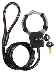 Fahrradzubehör SPIRALSCHLOß M.SCHELLE SCHWARZ 8275 LÄNGE:100CM KABEL:8MM