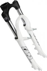 Gabel und Hinterraddämpfer FEDERGABEL CAPA T WEISS 80MM O.SCH. O.SCHAFT,STAHLF/MCU/EINSTELLB.