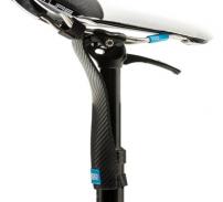 Fahrradzubehör SATTELSTÜTZENSCHUTZ XS SCHWARZ,PU-CARBON-BESCHICHTUNG