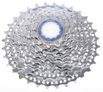 Antrieb und Schaltung KASSETTE HG50  7-FACH  SILBER 13-15-17-20-24-29-34 ZÄHNE