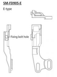 Werkstatt & Lagerung ADAPTER F.UMWERFER FD-M9050 XTR DI2 FÜR INNENLAGERMONTAGE