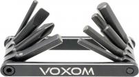Freizeit Voxom Multifunktionswerkzeug WKl7 schwarz, 8 Funktionen 