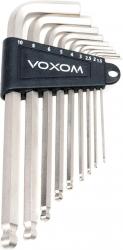 Freizeit Voxom Sechskantschlüssel-Set WKl5 silber, 1,5, 2, 2,5, 3, 4, 5, 6, 8, 10mm