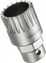 Freizeit Voxom Innenlagerwerkzeug Aufsatz WKl26 Shimano Cartridge und ISIS kompatibel, CNC gefräst