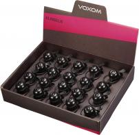 Freizeit Voxom Klingel KL15D Displaybox für 22,2 - 31,8mm Lenker, O-Ring Inhalt: 20x schwarz