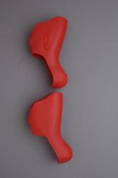 Freizeit Brems-/Schalthebel Griffgummis rot, für Shimano Dura Ace 7900 Medium/Soft