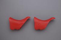 Freizeit Brems-/Schalthebel Griffgummis rot, für Shimano Dura Ace 7800 Medium/Soft