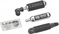 Freizeit Lezyne Repair Kit Combo, Twin Speed Drive, schwarz für Schrader und Presta Ventile
