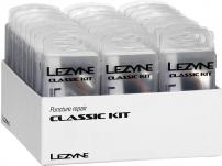 Freizeit Lezyne Reparaturset Classic Kit, Display 1 7cc Kleber, 6 runde Schlauchflicken, 2 ovale Schlauchflicken, 1 Anrauer