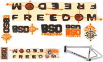 Freizeit BSD Freedom Rahmensticker 2022  