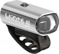 Freizeit LED Fahrradbeleuchtung Hecto Drive 40 StVZO Vorderlicht silber-glänzend