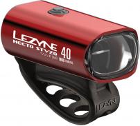 Freizeit LED Fahrradbeleuchtung Hecto Drive 40 StVZO Vorderlicht rot-glänzend