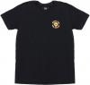 Freizeit Odyssey T-Shirt Bethel schwarz, Logo gelb/pink fade, XXL 