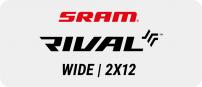 Freizeit SRAM Gruppe Rival AXS Wide 2x12 