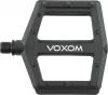 Freizeit Voxom MTB Flat Pedale Pe23 schwarz, Kunststoff-Körper, 7mm Boron-Achse, Industriellager