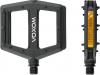 Freizeit Voxom MTB Flat Pedale Pe23 schwarz, Kunststoff-Körper, 7mm Boron-Achse, Industriellager
