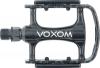 Freizeit Voxom Touring Pedale Pe21 schwarz, Aluminium-Körper, Boron-Achse, Gleitlager