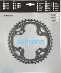 Antrieb und Schaltung KETTENBLATT 44Z ALU  SCHWARZ FC-M430