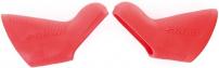 Sram Hood Cover Pair for Red2012, Red 22, Force 22, Rival 22 Levers, Textured, Red
