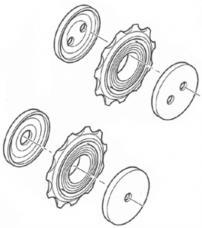 Sram (04) X9, 9.0Sl / 9.0 Rear Derailleur Pulley Assy