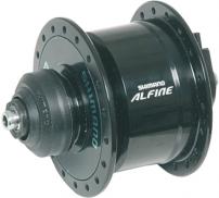 Antrieb und Schaltung VR-NABENDYNAMO ALFINE SCHWARZ F. SCHEIBENBREMSE