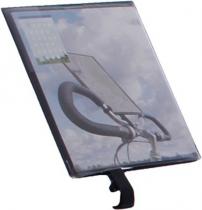 Fahrradzubehör KARTENHALTER METALLAUSF. SCHWARZ DIN-A4