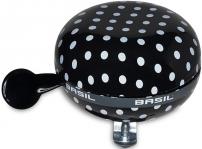Fahrradzubehör BASIL BIG BELL BLOOM, BLACK/WHITE DOTS