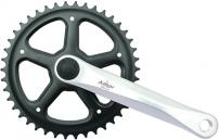 Werkstatt & Lagerung KRG ALU 4-KT.EINFACH 38Z. 170MM SCHW./SILBER