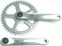 Werkstatt & Lagerung ALU-KRG 1-FACH 4-KANT 44 Z. 1/2X3/32 SILBER