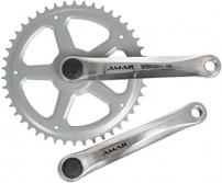 Werkstatt & Lagerung ALU-KRG 1-FACH 4-KANT 46 Z. 1/2X3/32  SILBER