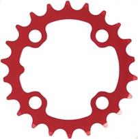 Anbauteile KETTENBLATT 22 Z. ALU ROT