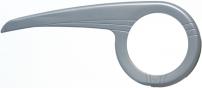 Fahrradzubehör KETTENSCHUTZ HEBIE 0360 42 Z. SILBER