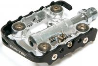 Anbauteile CONTEC CLIPPLESS PEDAL DUAL SPORT SCHWARZ/SILBER