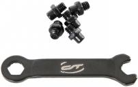 Anbauteile CONTEC PEDALPINS R SCHWARZ